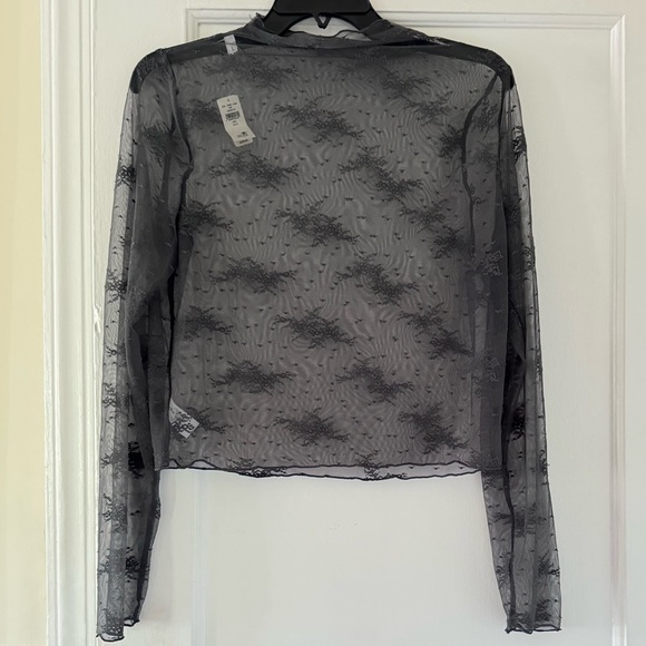 aerie Tops - Aerie Sheer Lace Top Witchy Vamp Grunge Whimsigoth